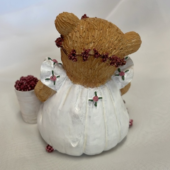 Two Cherished Teddies, 4” 3 Friend Bears and Berries Collectible & Lone Bear 3” - Picture 7 of 7
